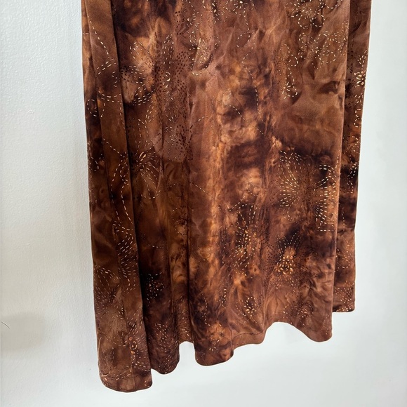 🎉4/30$🎉 Vintage Brown Shimmer Dress - Approx. Size M - Picture 3 of 5